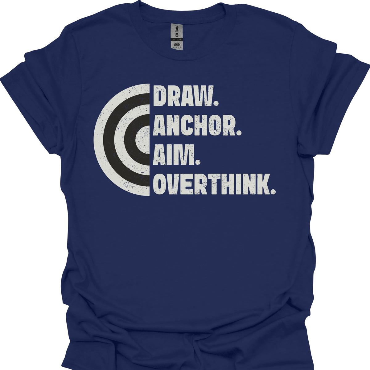 Draw. Anchor. Aim. Overthink.