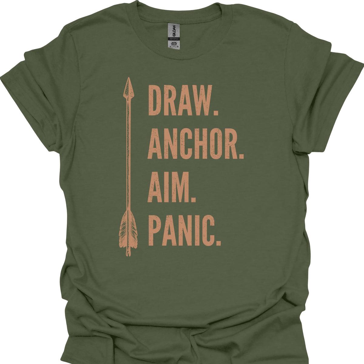Draw. Anchor. Aim. Panic.