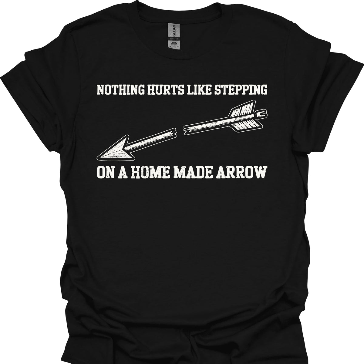 Stepping on a Homemade Arrow