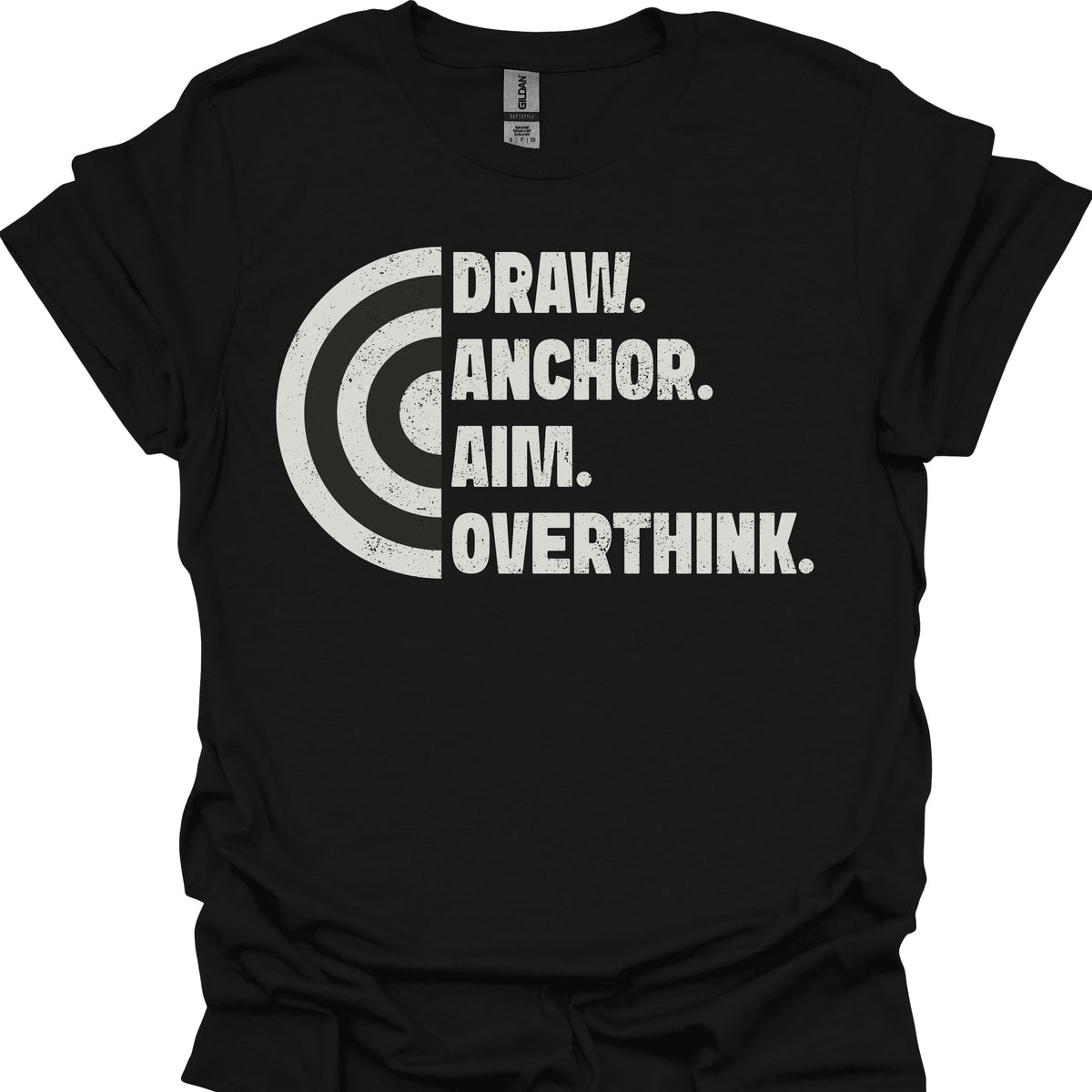 Draw. Anchor. Aim. Overthink.