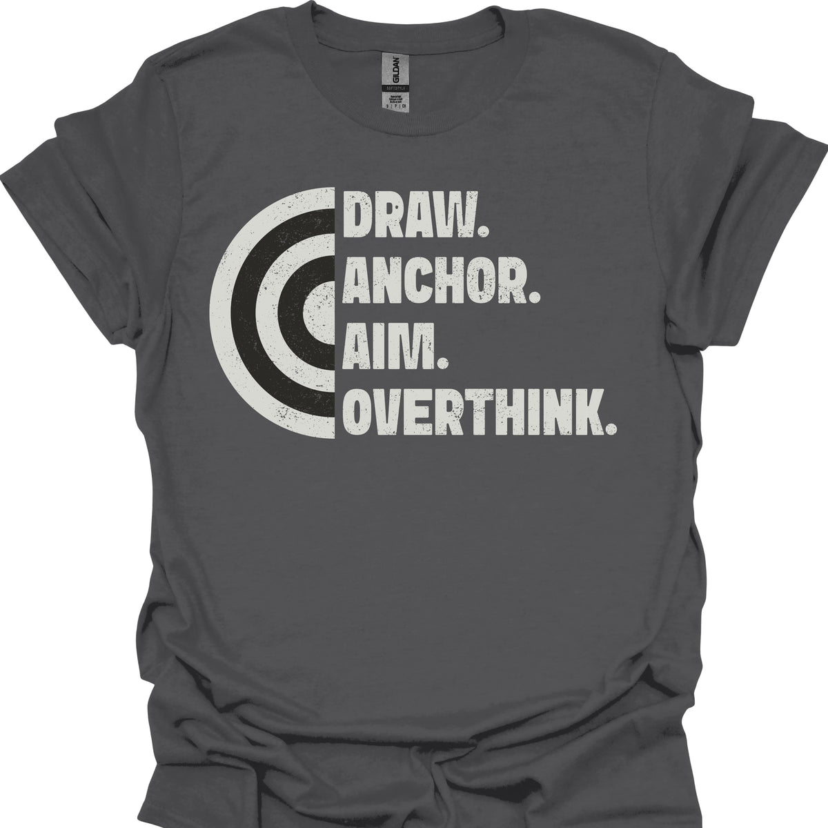 Draw. Anchor. Aim. Overthink.
