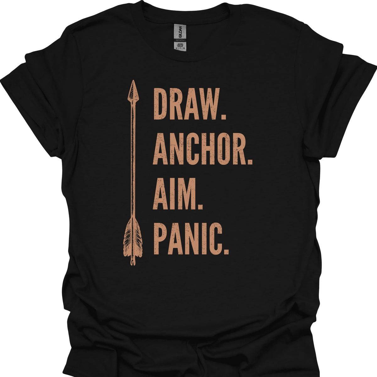 Draw. Anchor. Aim. Panic.