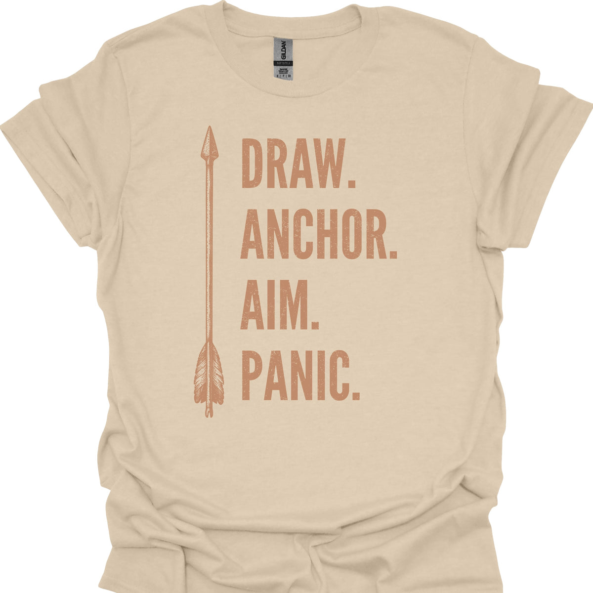 Draw. Anchor. Aim. Panic.