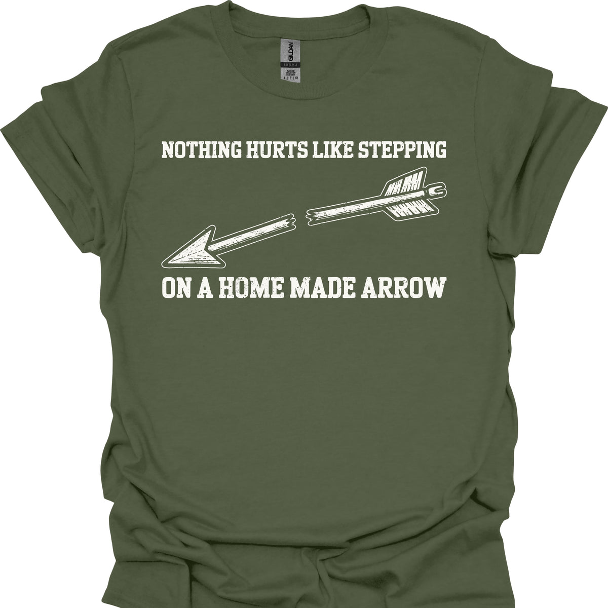 Stepping on a Homemade Arrow