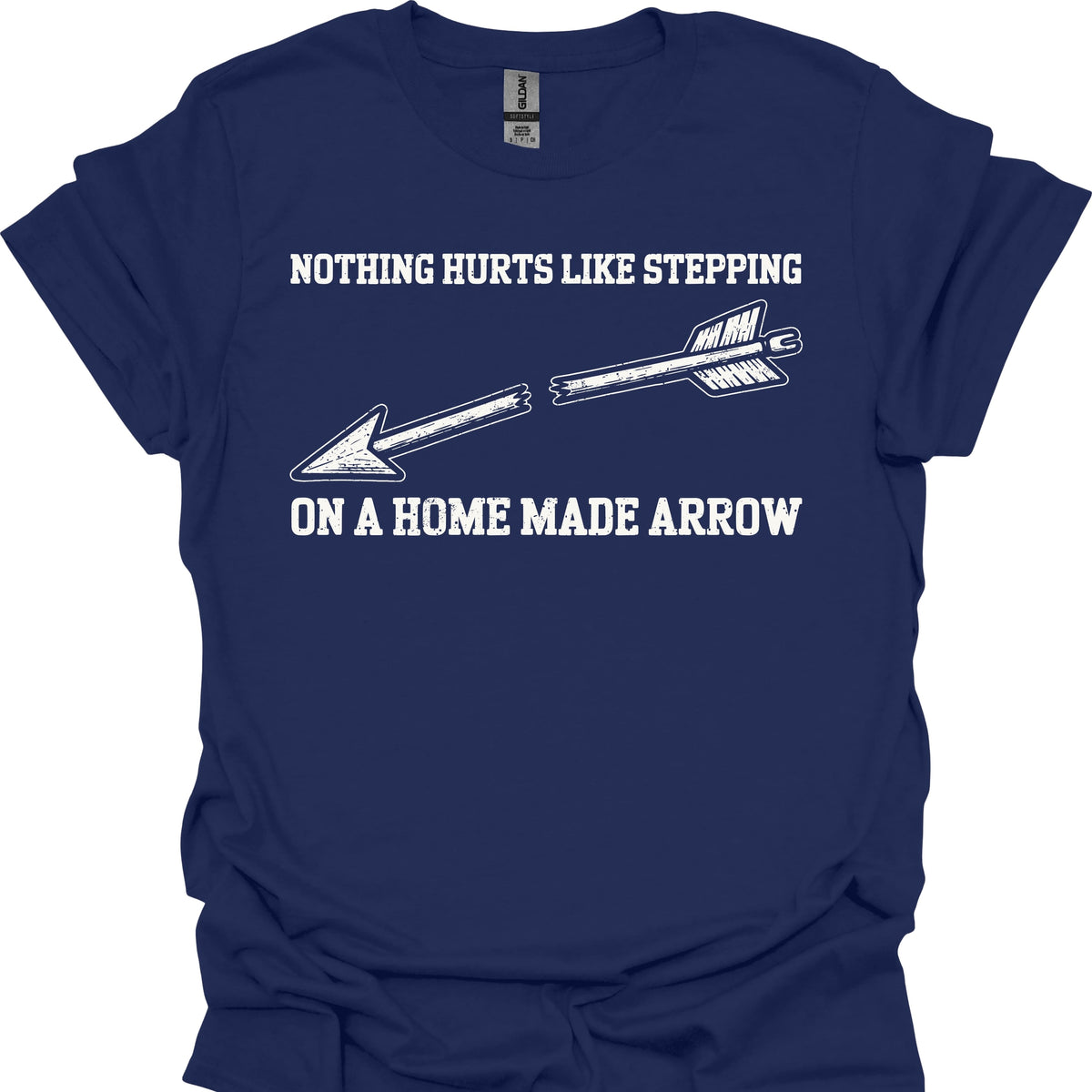 Stepping on a Homemade Arrow