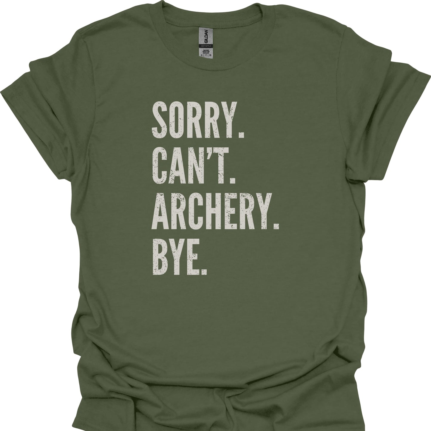 Sorry. Can't. Archery. Bye.