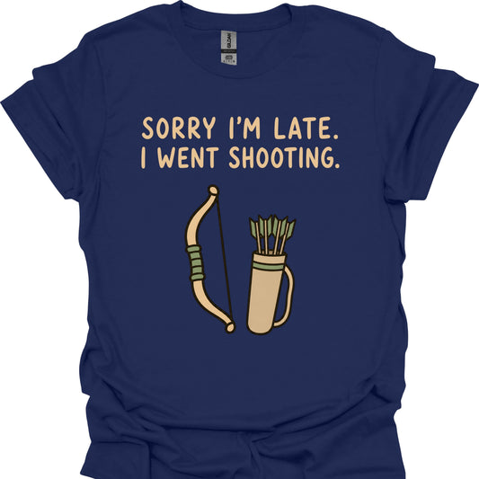 Sorry I'm Late. I Went Shooting.