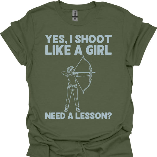 Yes, I Shoot Like a Girl. Need a Lesson?